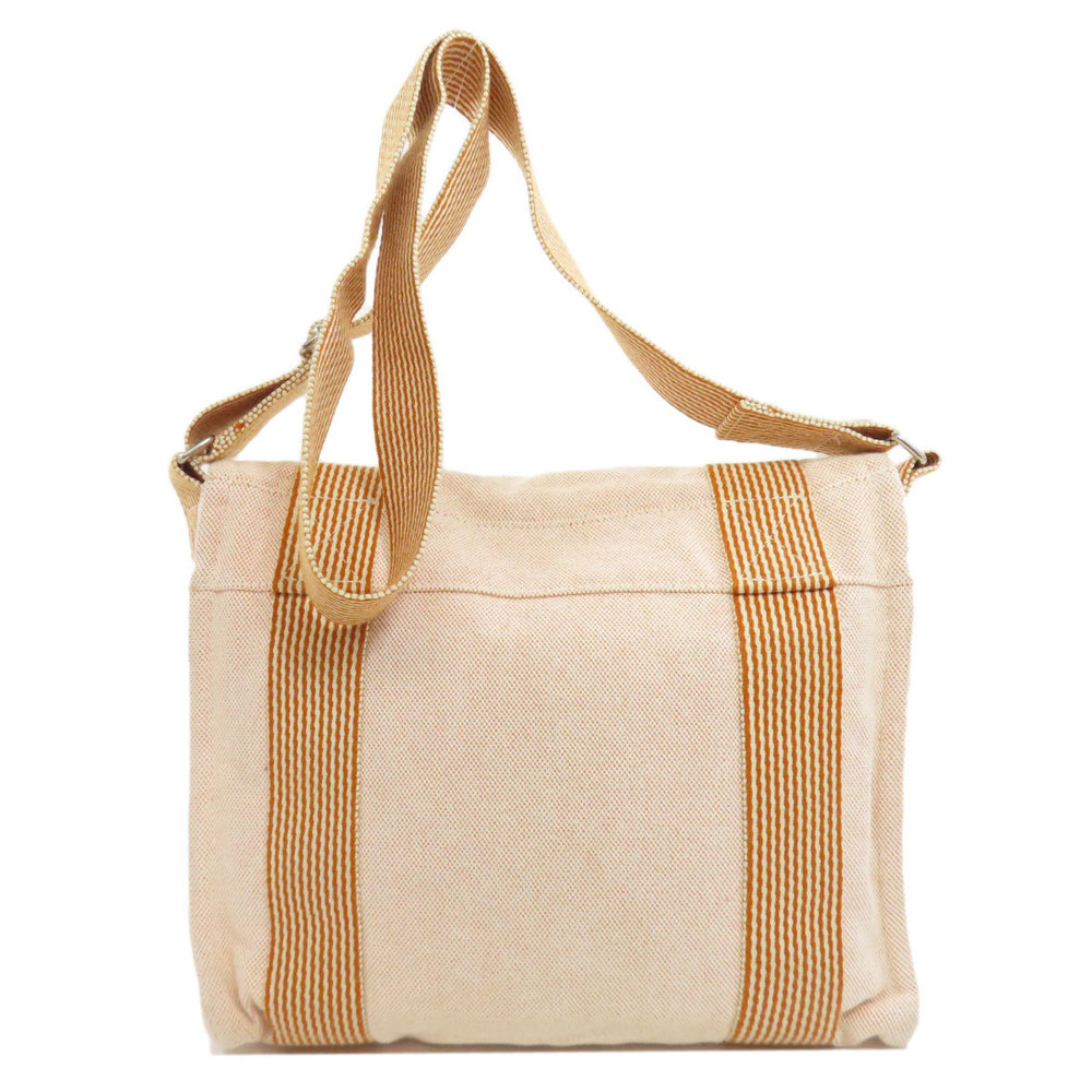 HERMES Foule Tobasas Shoulder Bag Canvas - Picture 2 of 11